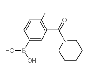 4-FLUORO-3-(PIPERIDIN-1-YLCARBONYL)BENZENEBORONIC ACID picture
