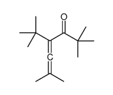 4-tert-butyl-2,2,6-trimethylhepta-4,5-dien-3-one结构式