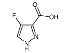 4-fluoropyrazole-3-carboxylic acid Structure