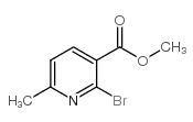 2-溴-6-甲基烟酸甲酯结构式
