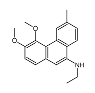N-ethyl-3,4-dimethoxy-6-methylphenanthren-9-amine Structure