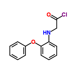 N-(2-Phenoxyphenyl)glycyl chloride Structure