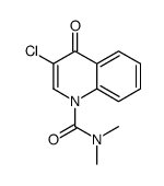 3-chloro-N,N-dimethyl-4-oxoquinoline-1-carboxamide Structure