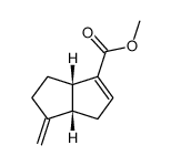 2-methoxycarbonyl-6-methylene-cis-bicyclo<3.3.0>oct-2-ene结构式