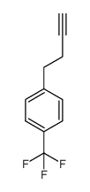 1-(but-3-yn-1-yl)-4-(trifluoromethyl)benzene Structure