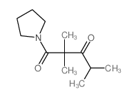 1,3-Pentanedione,2,2,4-trimethyl-1-(1-pyrrolidinyl)-结构式