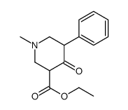 1-甲基-4-氧代-5-苯基哌啶-3-羧酸乙酯结构式