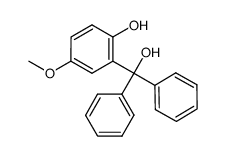 α,α-diphenyl-5-methoxysalicyl alcohol Structure