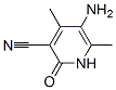 5-氨基-4,6-二甲基-2-氧代-1,2-二氢吡啶-3-甲腈结构式
