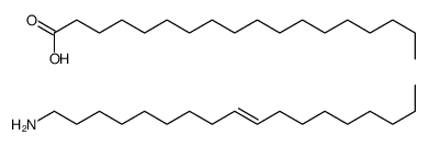 stearic acid, compound with (Z)-octadec-9-enylamine (1:1) Structure