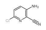 3-氨基-6-氯吡啶-2-甲腈结构式
