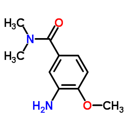 3-Amino-4-methoxy-N,N-dimethylbenzamide Structure