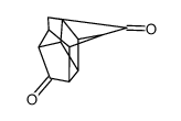 1,5,2,4-Ethanediylidenecyclopenta[cd]pentalene-3,6(1H,4H)-dione, hexahydro Structure