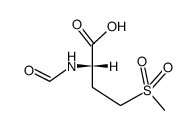 N-formyl-L-methionine S,S-dioxide Structure