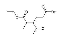 α-Methyl-β-<β-carboxy-ethyl>-laevulinsaeure-ethylester结构式
