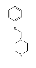 1-methyl-4-phenylsulfanylmethyl-piperazine结构式