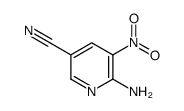 6-氨基-5-硝基-3-吡啶甲腈结构式