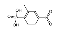 <4-Nitro-o-tolyl>-phosphonsaeure结构式