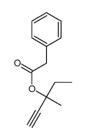 3-methylpent-1-yn-3-yl 2-phenylacetate结构式