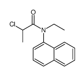 2-氯-N-乙基-N-1-萘丙酰胺结构式