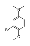 3-bromo-4-methoxy-N,N-dimethylaniline结构式