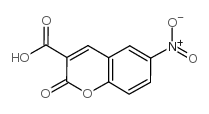 6-硝基-2-氧代-2H-1-苯并吡喃-3-羧酸结构式