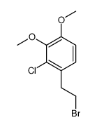 1-(2-bromoethyl)-2-chloro-3,4-dimethoxybenzene Structure