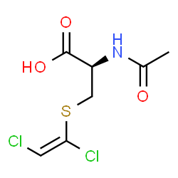 S-1,2-dichlorovinyl-N-acetylcysteine Structure