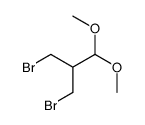 3-Bromo-2-(bromomethyl)-1,1-dimethoxypropane Structure