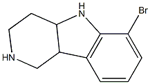6-溴甲基-2,3,4,4a,5,9b-六氢-1H-吡啶并[4,3-b]吲哚结构式