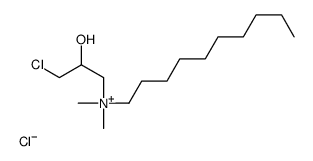 (3-chloro-2-hydroxypropyl)-decyl-dimethylazanium,chloride结构式