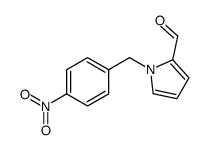 1-[(4-nitrophenyl)methyl]pyrrole-2-carbaldehyde结构式