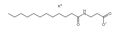 potassium N-lauroyl-β-alaninate Structure