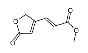 methyl 3-(5-oxo-2H-furan-3-yl)prop-2-enoate结构式