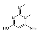 6-amino-1-methyl-2-(methylamino)pyrimidin-4-one结构式