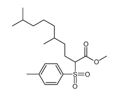 methyl 5,9-dimethyl-2-(4-methylphenyl)sulfonyldecanoate Structure