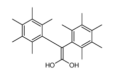 2,2-bis(2,3,4,5,6-pentamethylphenyl)ethene-1,1-diol Structure