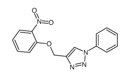 4-[(2-nitrophenoxy)methyl]-1-phenyltriazole Structure