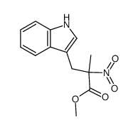methyl 3-(3-indolyl)-2-methyl-2-nitropropanoate Structure