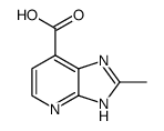 2-Methyl-7-imidazo<4,5-b>pyridine carboxylic acid Structure