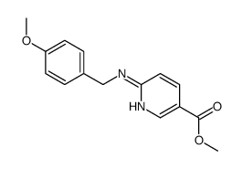 6-(4-甲氧基苄基氨基)烟酸甲酯结构式