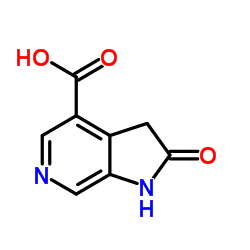 2-Oxo-2,3-dihydro-1H-pyrrolo[2,3-c]pyridine-4-carboxylic acid Structure