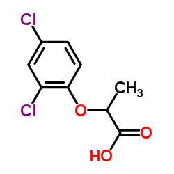 2,4-滴丙酸结构式
