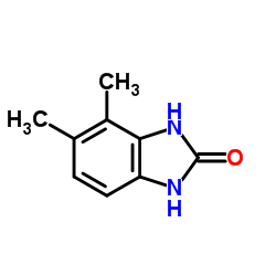 4,5-Dimethyl-1,3-dihydro-2H-benzimidazol-2-one结构式