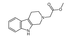 (1,3,4,9-四氢-b-咔啉-2-基)-乙酸甲酯结构式