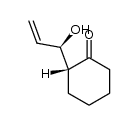 anti 2-(1-hydroxy-2-propenyl)cyclohexanone Structure
