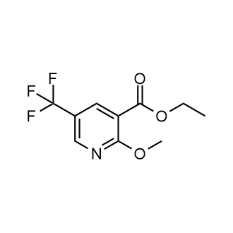 Ethyl2-methoxy-5-(trifluoromethyl)nicotinate Structure
