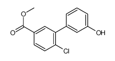 methyl 4-chloro-3-(3-hydroxyphenyl)benzoate Structure