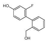 3-fluoro-4-[2-(hydroxymethyl)phenyl]phenol Structure