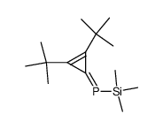 (2,3-Di-tert-butylcyclopropen-1-yliden)(trimethylsilyl)phosphan结构式